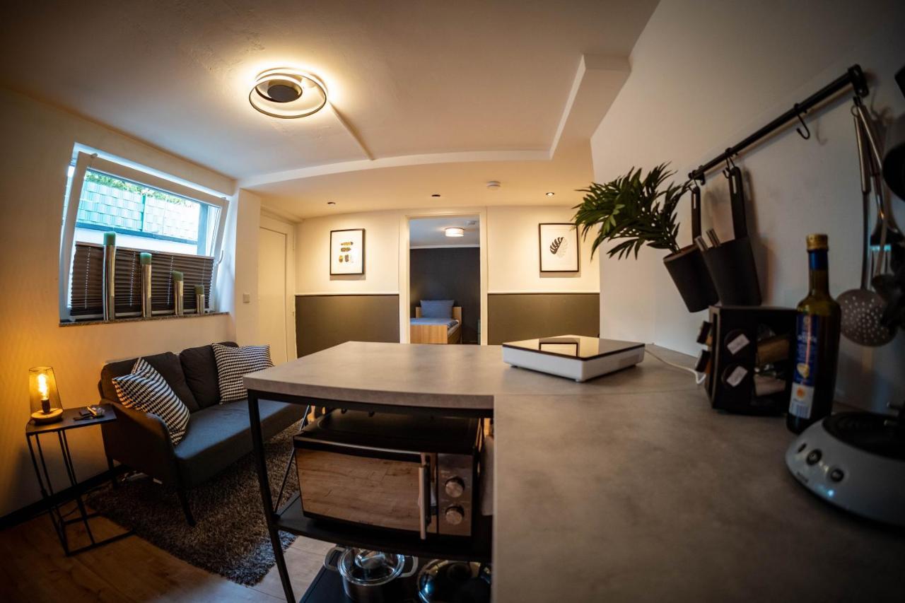Gemuetliche 2-Zimmer Souterrain Wohnung Düsseldorf Buitenkant foto